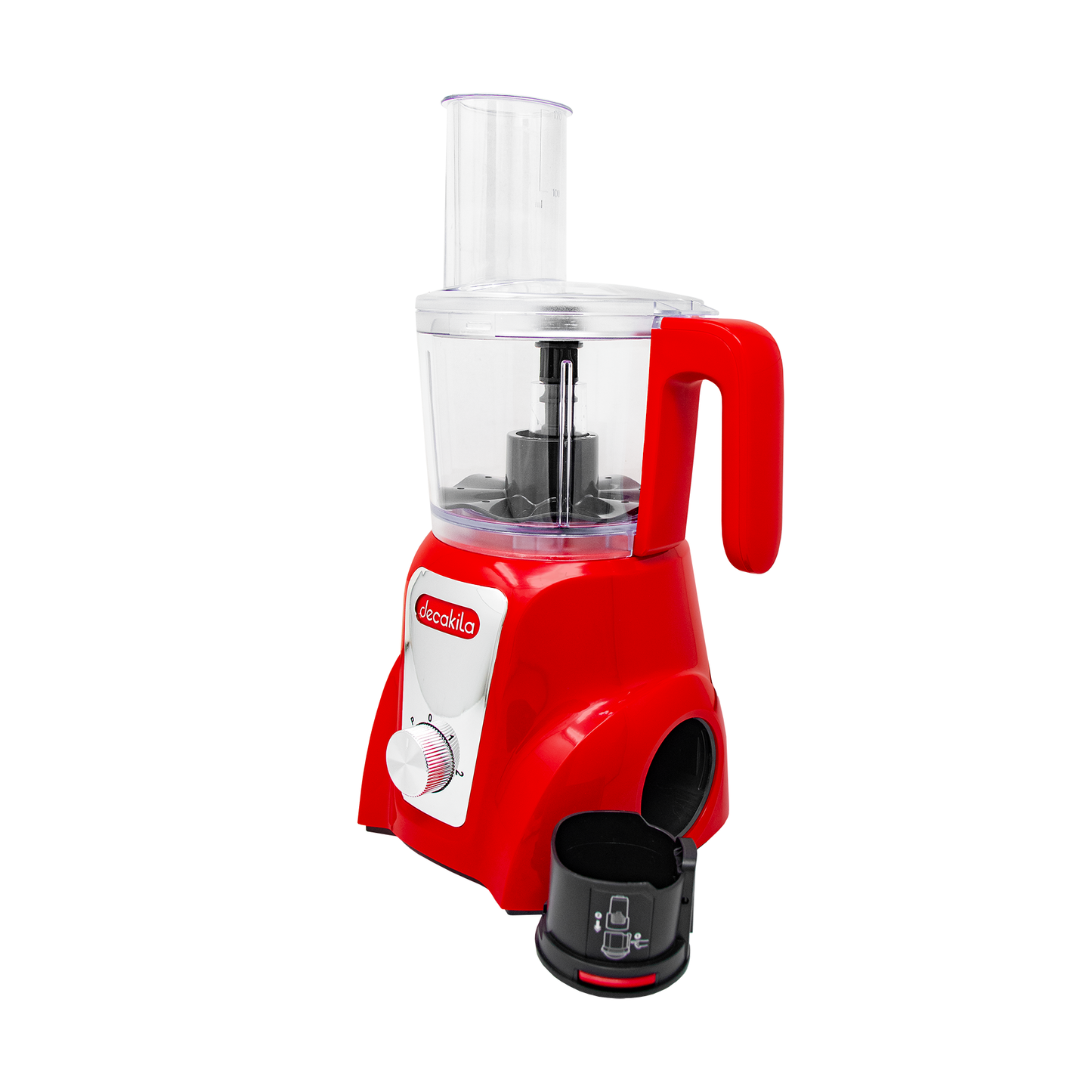 Procesador de Alimentos Inalambrico con Batería y Cargador Rojo Decakila KUMG027R