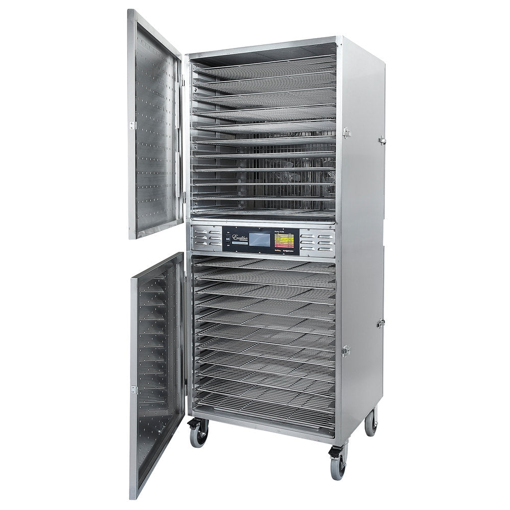 Deshidratador de Alimentos 42 Charolas 2 Zonas Acero Inoxidable con Panel Digital Comercial Excalibur COMM2