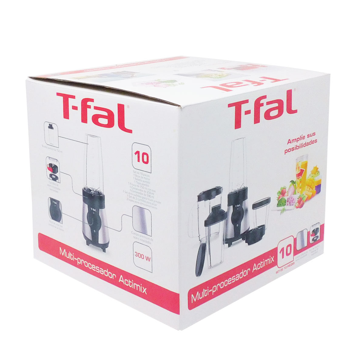 Licuadora Multi-procesador 10 Piezas Actimix T-fal BL1BKDMX