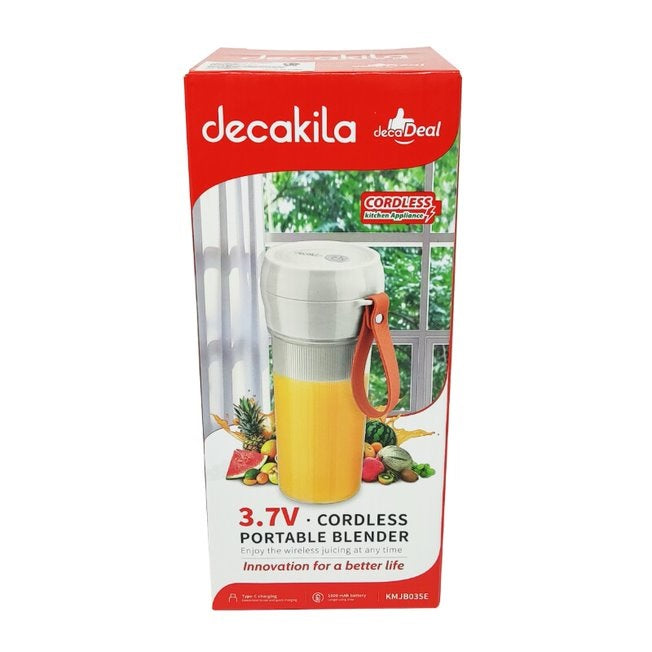 Licuadora Personal 300 ml Inalámbrica Blanca Decakila KMJB035E