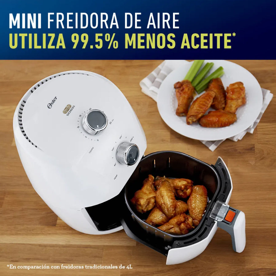Freidora de Aire Capacidad de 1.5 L Blanca Oster CKSTAF15