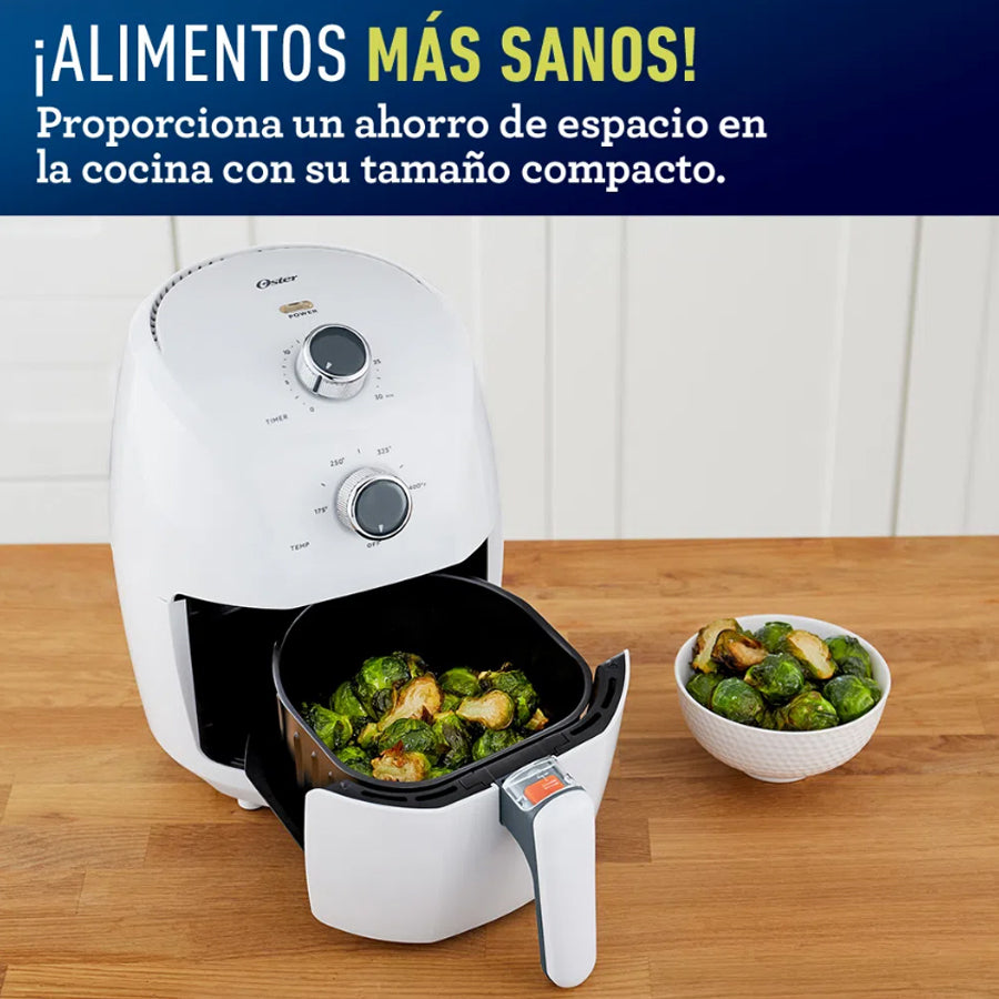 Freidora de Aire Capacidad de 1.5 L Blanca Oster CKSTAF15