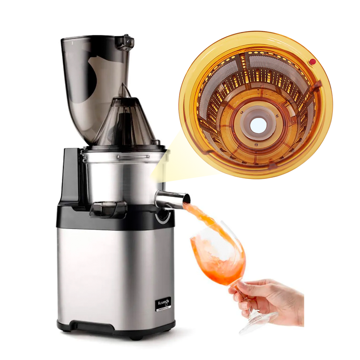 Canastilla de Jugo Malla Fina para Extractor Comercial CS700 Kuvings 4200-32013A
