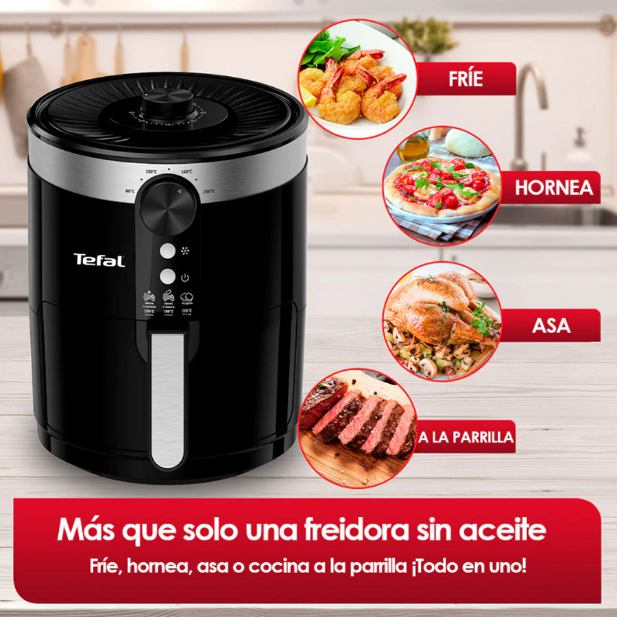 Freidora de Aire 3.5 L Easy Fry Negra T-FAL EY1208MX