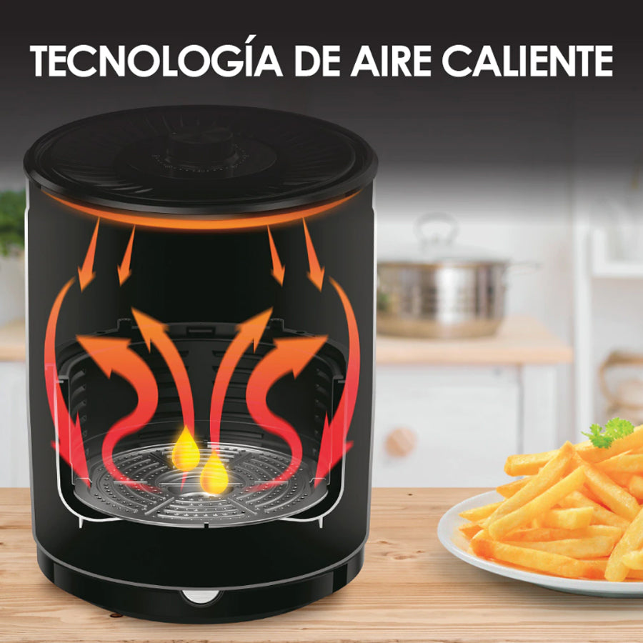 Freidora de Aire 3.5 L Easy Fry Negra T-FAL EY1208MX