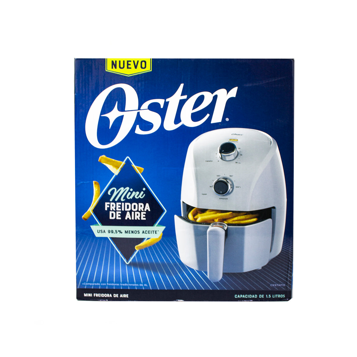 Freidora de Aire Capacidad de 1.5 L Blanca Oster CKSTAF15