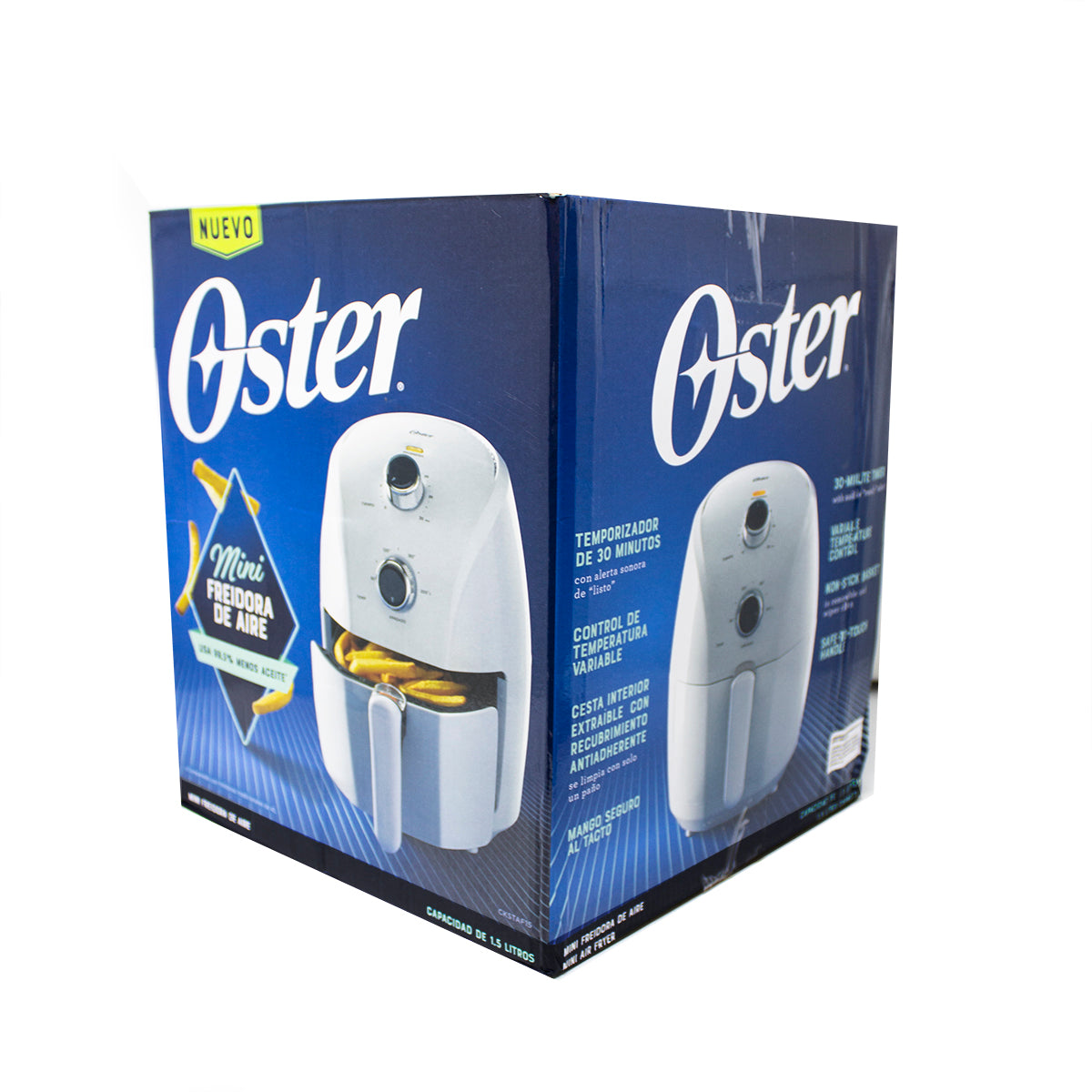 Freidora de Aire Capacidad de 1.5 L Blanca Oster CKSTAF15