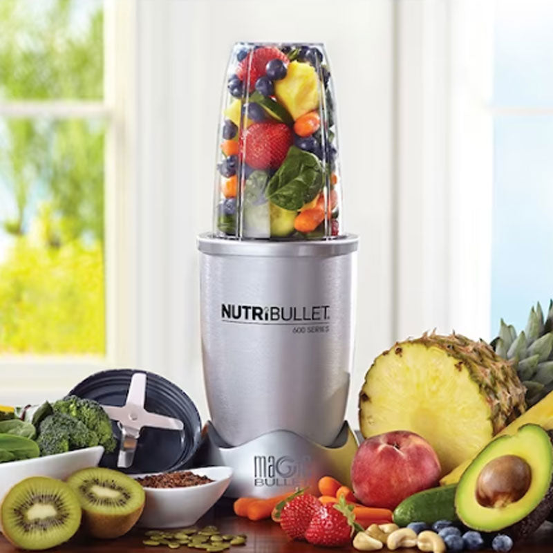 Licuadora Personal 600 W 5 Accesorios Plata Nutribullet 102580