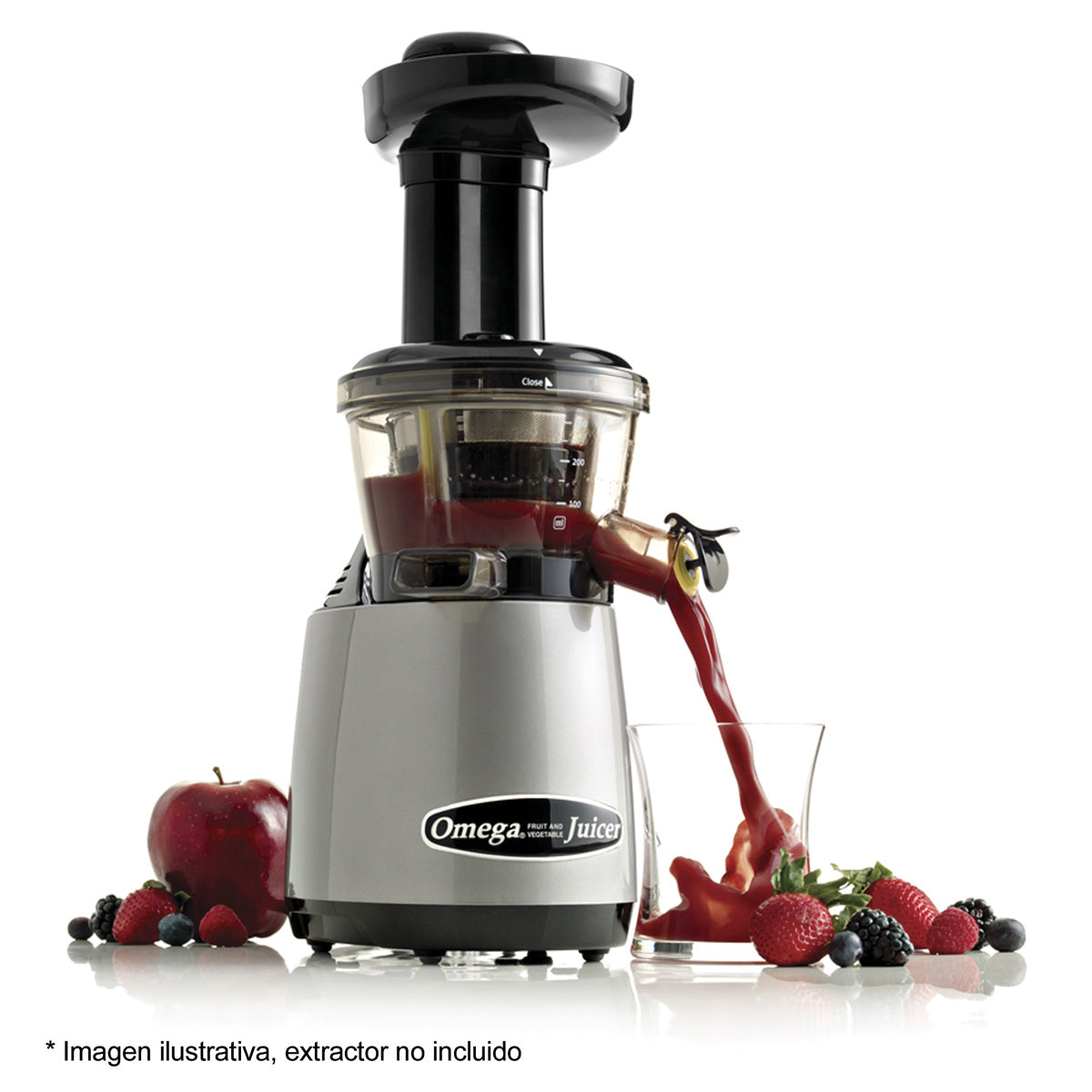 Tazón Traslucido con Tapa de Salida para Extractor VRT400 Omega PBOWLV4