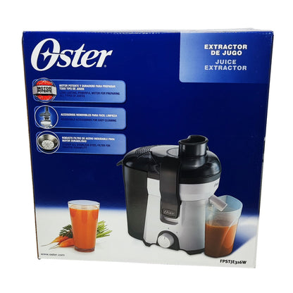 Extractor De Jugo 500 ml Negro con Blanco Oster FPSTJE316W-013