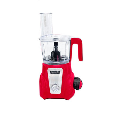 Procesador de Alimentos Inalambrico con Batería y Cargador Rojo Decakila KUMG027R