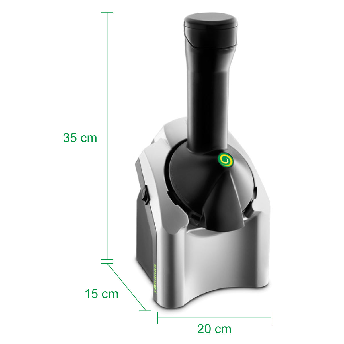 Máquina para hacer Helados Saludables sin lácteos, color Plata  Yonanas Clásico 902