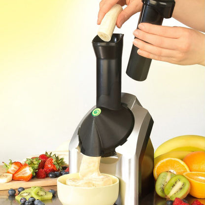 Máquina para hacer Helados Saludables sin lácteos, color Plata  Yonanas Clásico 902