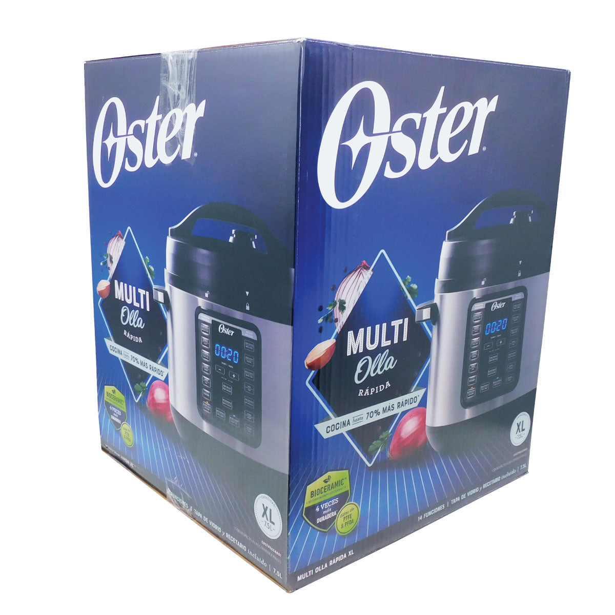 Kit Súper freidora de aire Oster® 10 litros y Multi-olla rápida XL Oster®  7,5 litros y 14 funciones - Productos y accesorios originales Oster ®