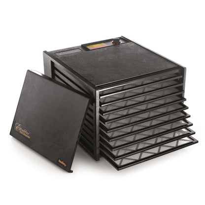 Deshidratador de Alimentos 9 Charolas con Puerta Negra Excalibur 3900B
