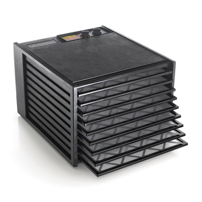 Deshidratador de Alimentos 9 Charolas Con Timer y Puerta Negra Excalibur 3926TB