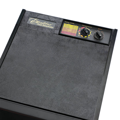 Deshidratador de Alimentos 9 Charolas Con Timer y Puerta Negra Excalibur 3926TB