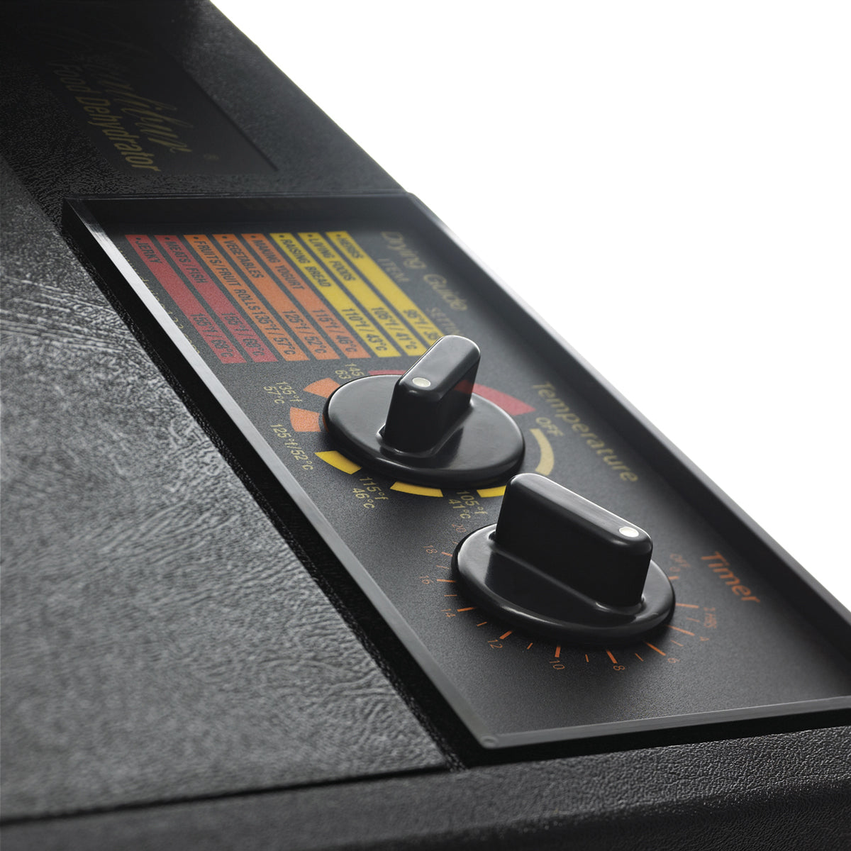 Deshidratador de Alimentos 9 Charolas Con Timer y Puerta Negra Excalibur 3926TB