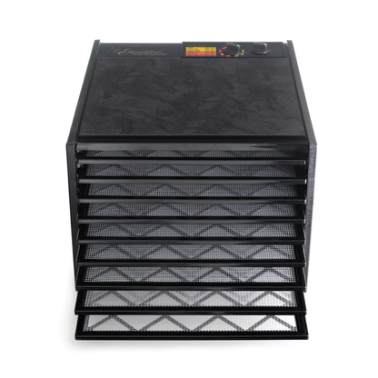 Deshidratador de Alimentos 9 Charolas Con Timer y Puerta Negra Excalibur 3926TB