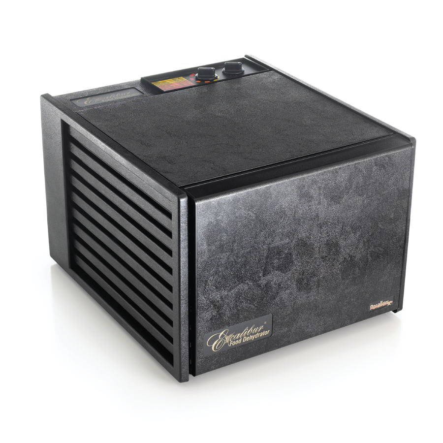 Deshidratador de Alimentos 9 Charolas Con Timer y Puerta Negra Excalibur 3926TB