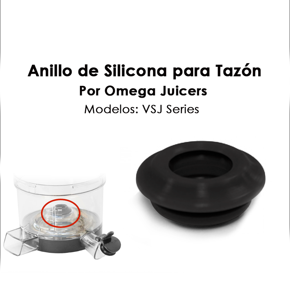 Anillo De Silicón Para Tazón VSJ843QS Omega PVSJ843-7