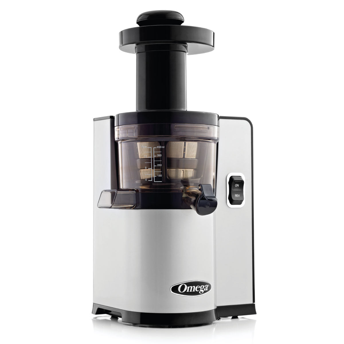 Extractor de Jugo Vertical Prensa Fría Doméstico Plata Omega VSJ843QS