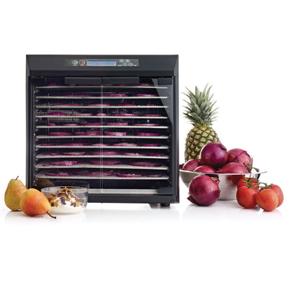 Deshidratador de Alimentos 10 Charolas Acero Inoxidable con Panel Digital Comercial Excalibur EXC10EL