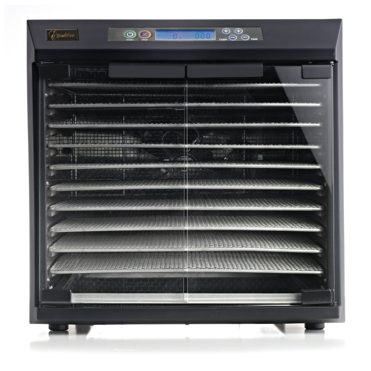 Deshidratador de Alimentos 10 Charolas Acero Inoxidable con Panel Digital Comercial Excalibur EXC10EL