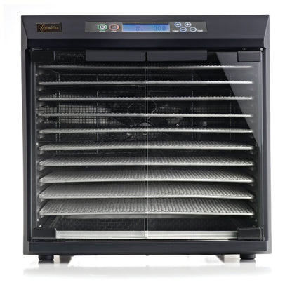 Deshidratador de Alimentos 10 Charolas Acero Inoxidable con Panel Digital Comercial Excalibur EXC10EL